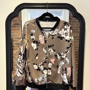Floral Bomber Jacket (XL)